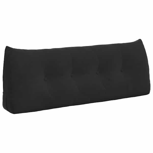 vidaXL Seljatugi padi Must 120 x 24 x 50 cm Samet