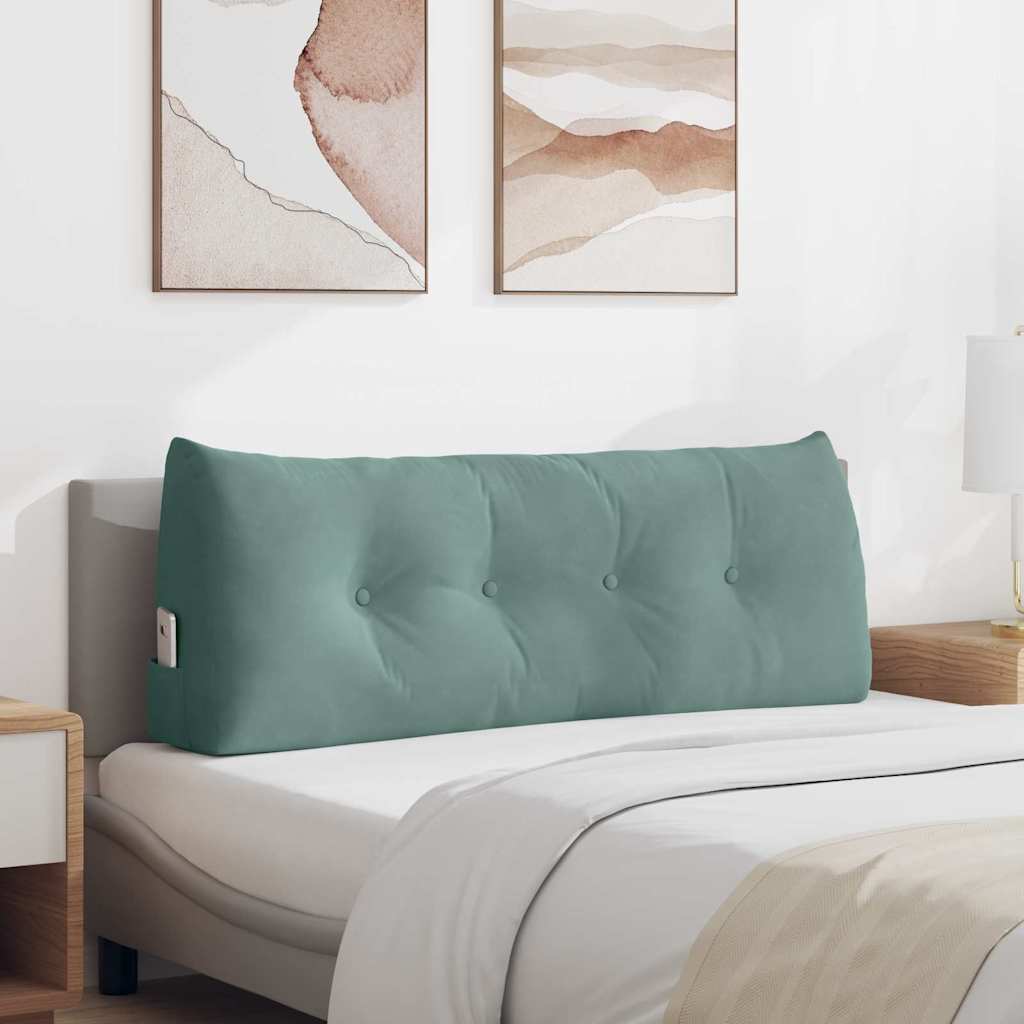 vidaXL Rückenkissen Meergrün 120 x 24 x 50 cm Samt
