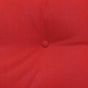 Polštář na záda Červená 140 x 24 x 50 cm textil - obrázek 8