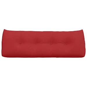 Polštář na záda Červená 140 x 24 x 50 cm textil - obrázek 6