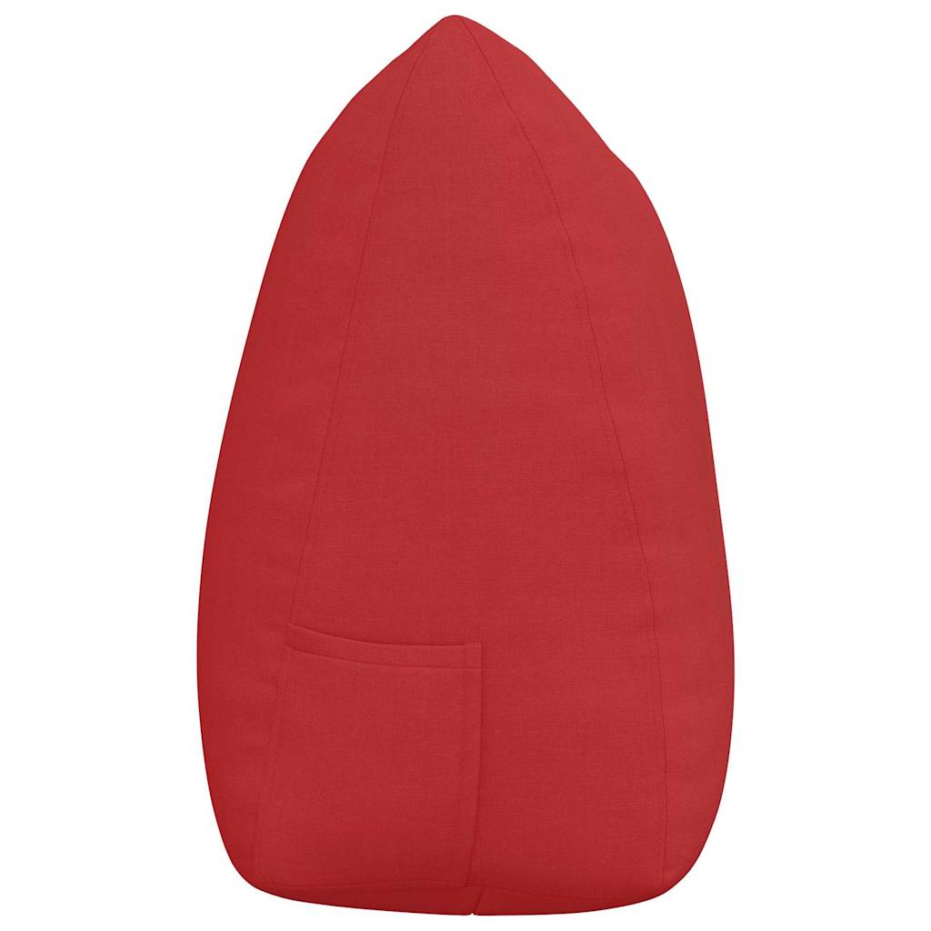 Perna pentru spate Roșu 140 x 24 x 50 cm țesătură [6]