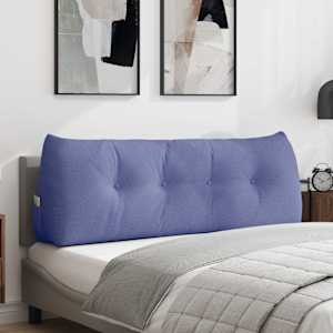 Poglavni vzglavnik Jeans modra 140 x 24 x 50 cm blago