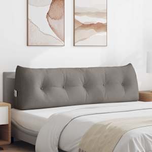 Poglavni vzglavnik Taupe 160 x 24 x 50 cm blago