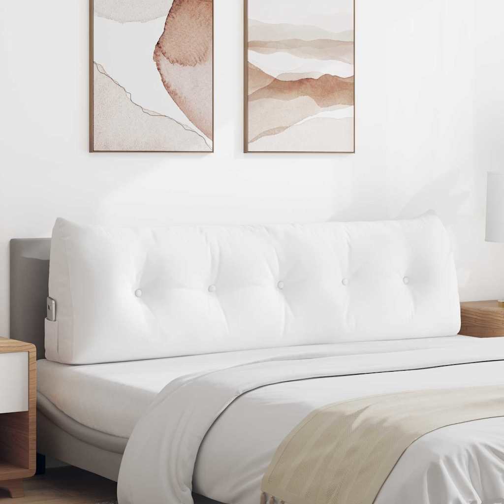 Rugkussen Wit 160 x 24 x 50 cm Stof image 1