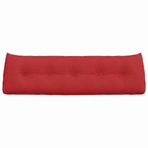 Polštář na záda Červená 160 x 24 x 50 cm textil - obrázek 6