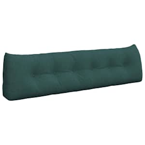 Polštář na záda Tmavě zelená 180 x 24 x 50 cm textil - obrázek 2