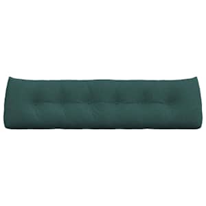 Polštář na záda Tmavě zelená 180 x 24 x 50 cm textil - obrázek 6
