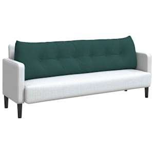 Polštář na záda Tmavě zelená 180 x 24 x 50 cm textil - obrázek 3