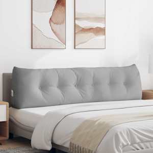 Poglavni vzglavnik Oblačno siva 180 x 24 x 50 cm blago