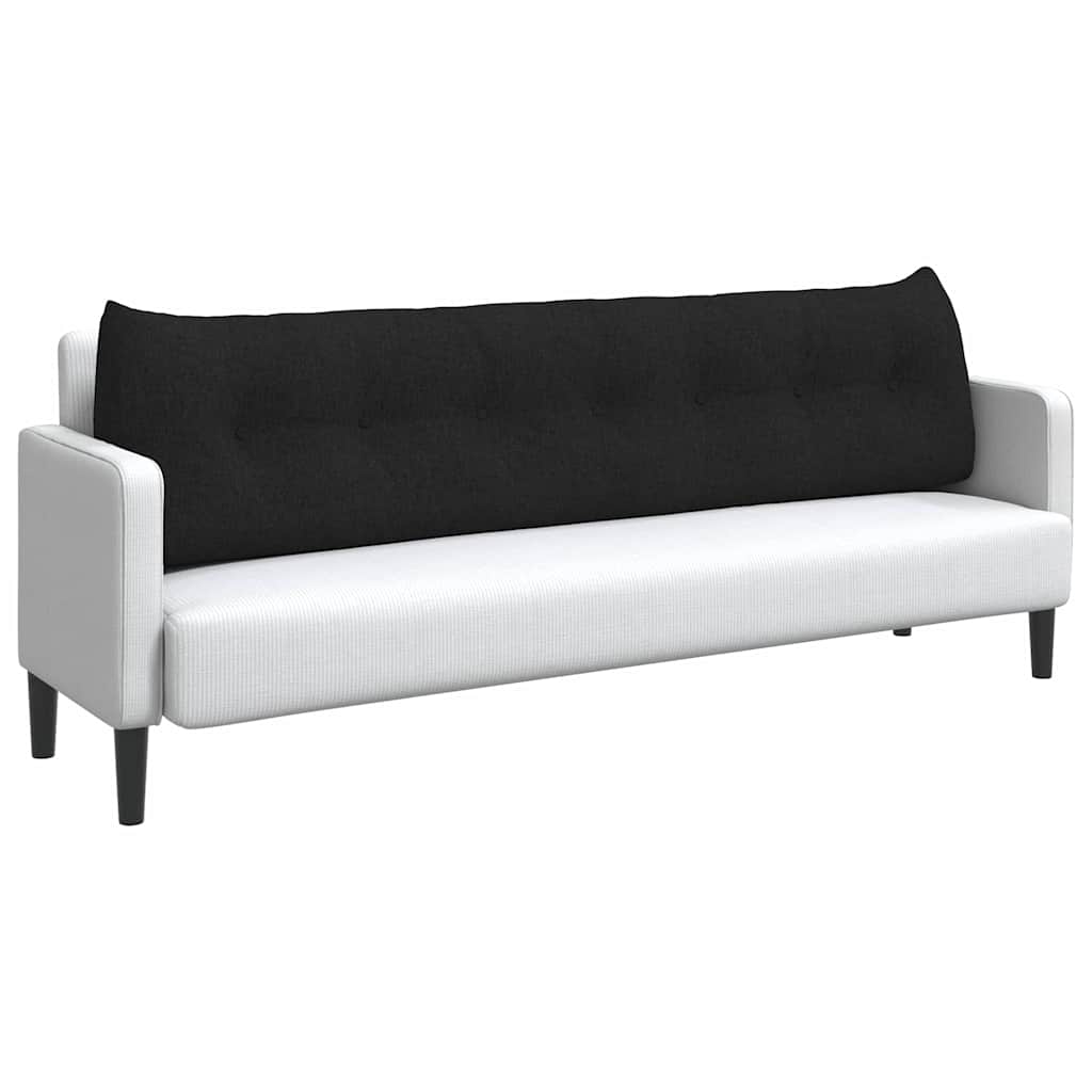 Rugkussen Zwart 200 x 24 x 50 cm Stof image 3