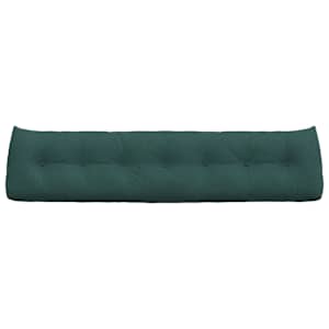 Polštář na záda Tmavě zelená 200 x 24 x 50 cm textil - obrázek 6