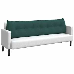 Polštář na záda Tmavě zelená 200 x 24 x 50 cm textil - obrázek 3
