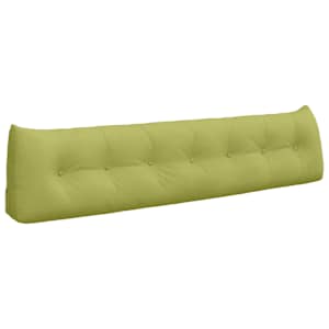 Polštář na záda Světlá zelená 200 x 24 x 50 cm textil - obrázek 2