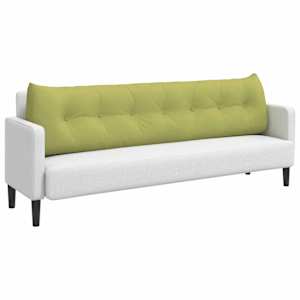 Polštář na záda Světlá zelená 200 x 24 x 50 cm textil - obrázek 3