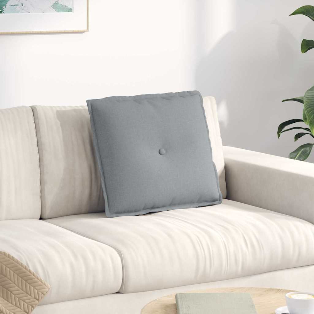 Casă & grădină - Perna pentru spate Gri deschis 50 x 19 x 45 cm țesătură