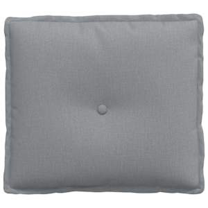Polštář na záda Světle šedá 50 x 19 x 45 cm textil - obrázek 5
