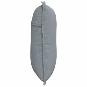 Polštář na záda Světle šedá 50 x 19 x 45 cm textil - obrázek 6