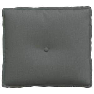 Polštář na záda Tmavě šedá 50 x 19 x 45 cm textil - obrázek 5