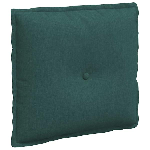 vidaXL Seljatugi padi Tume rohelise 50 x 19 x 45 cm kangas