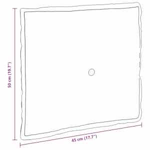 Polštář na záda Tmavě zelená 50 x 19 x 45 cm textil - obrázek 10
