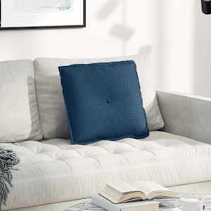 Polštář na záda Modrá 50 x 19 x 45 cm textil - obrázek 1