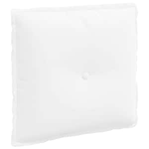 vidaXL Seljatugi padi Valge 50 x 19 x 45 cm kangas