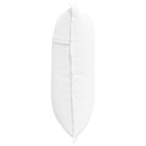 Polštář na záda Bílá 50 x 19 x 45 cm textil - obrázek 6