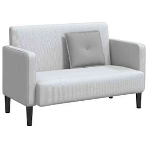Polštář na záda Oblačno šedá 50 x 19 x 45 cm textil - obrázek 3
