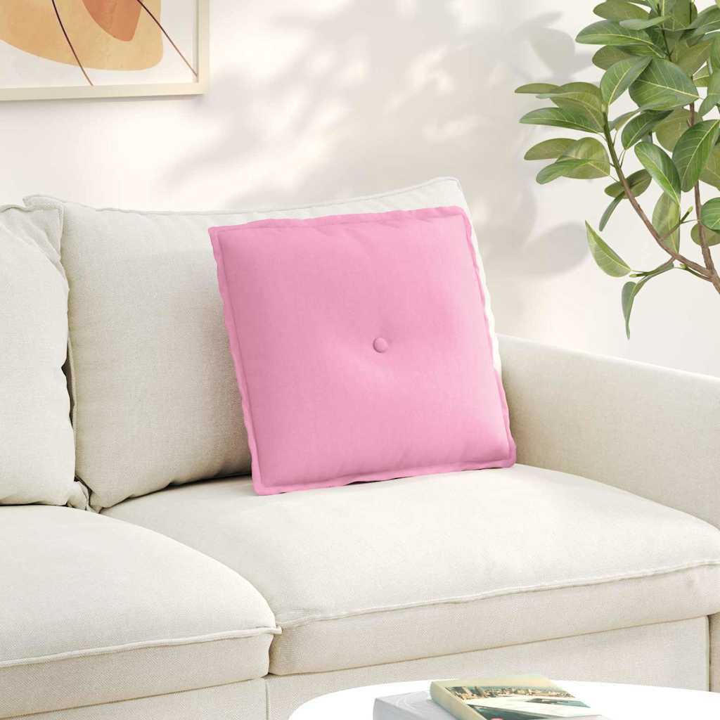 vidaXL Perna pentru spate Roz 50 x 19 x 45 cm țesătură