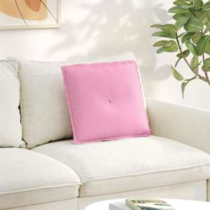 Polštář na záda Růžová 50 x 19 x 45 cm textil - obrázek 1