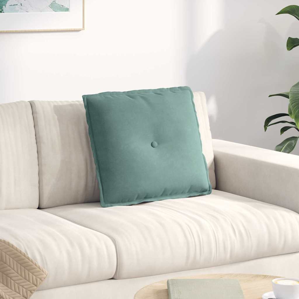 Casă & grădină - Perna pentru spate Verde Mării 50 x 45 cm Țesătură din corduroy