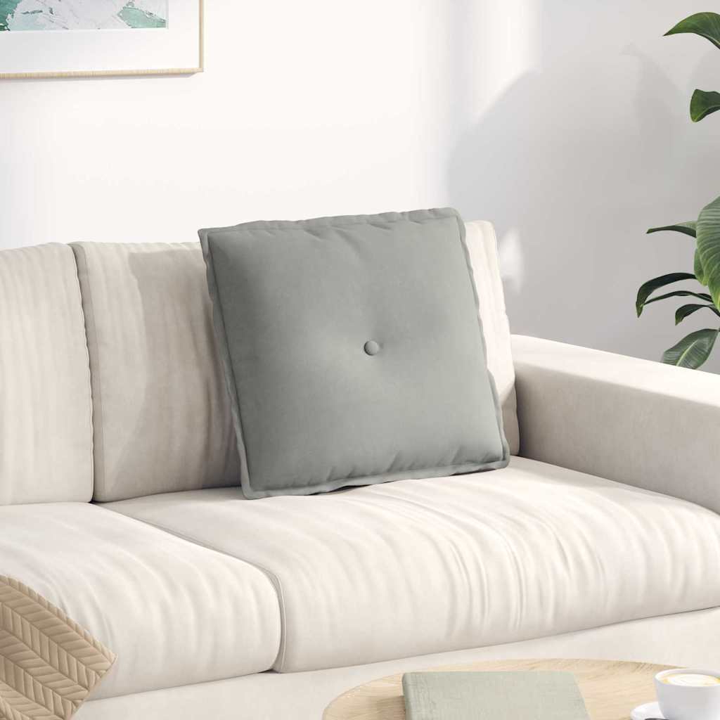 vidaXL Perna pentru spate Gri deschis 50 x 45 cm