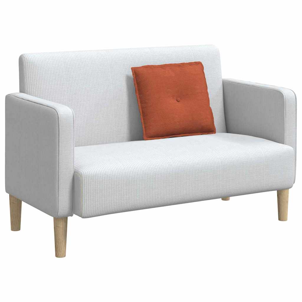 Thumbnail - vidaXL Rückenkissen Rot-Orange 50 x 45 cm Cordstoff