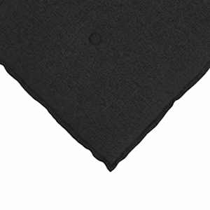 Polštář na záda Černá 60 x 19 x 50 cm textil - obrázek 7