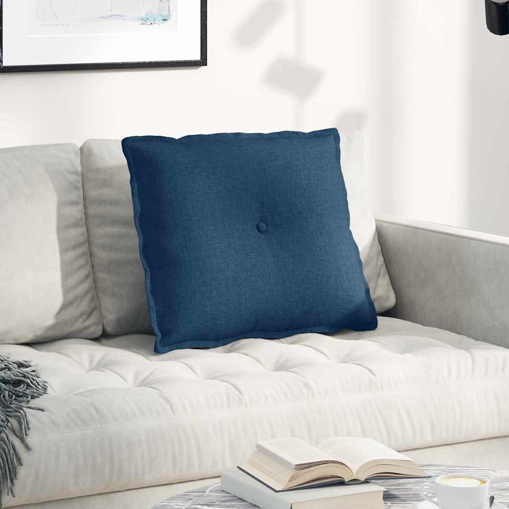 Casă & grădină - Perna pentru spate albastru 60 x 19 x 50 cm țesătură
