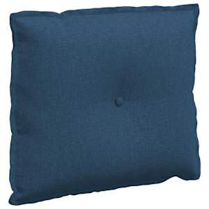 Polštář na záda Modrá 60 x 19 x 50 cm textil - obrázek 2