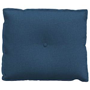 Polštář na záda Modrá 60 x 19 x 50 cm textil - obrázek 5