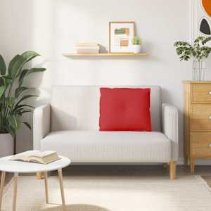 Polštář na záda Červená 60 x 19 x 50 cm textil - obrázek 4
