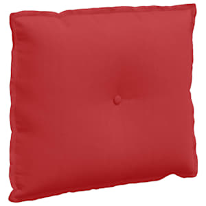 Polštář na záda Červená 60 x 19 x 50 cm textil - obrázek 2