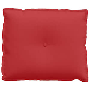 Polštář na záda Červená 60 x 19 x 50 cm textil - obrázek 5