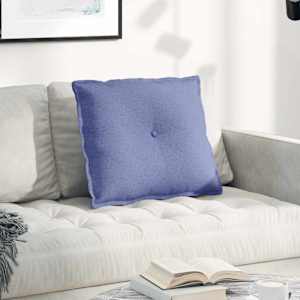 Polštář na záda Modrá džínovina 60 x 19 x 50 cm textil - obrázek 1
