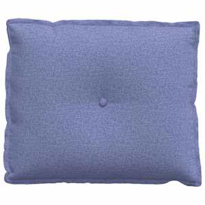Polštář na záda Modrá džínovina 60 x 19 x 50 cm textil - obrázek 5