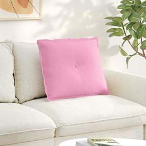 Polštář na záda Růžová 60 x 19 x 50 cm textil - obrázek 1
