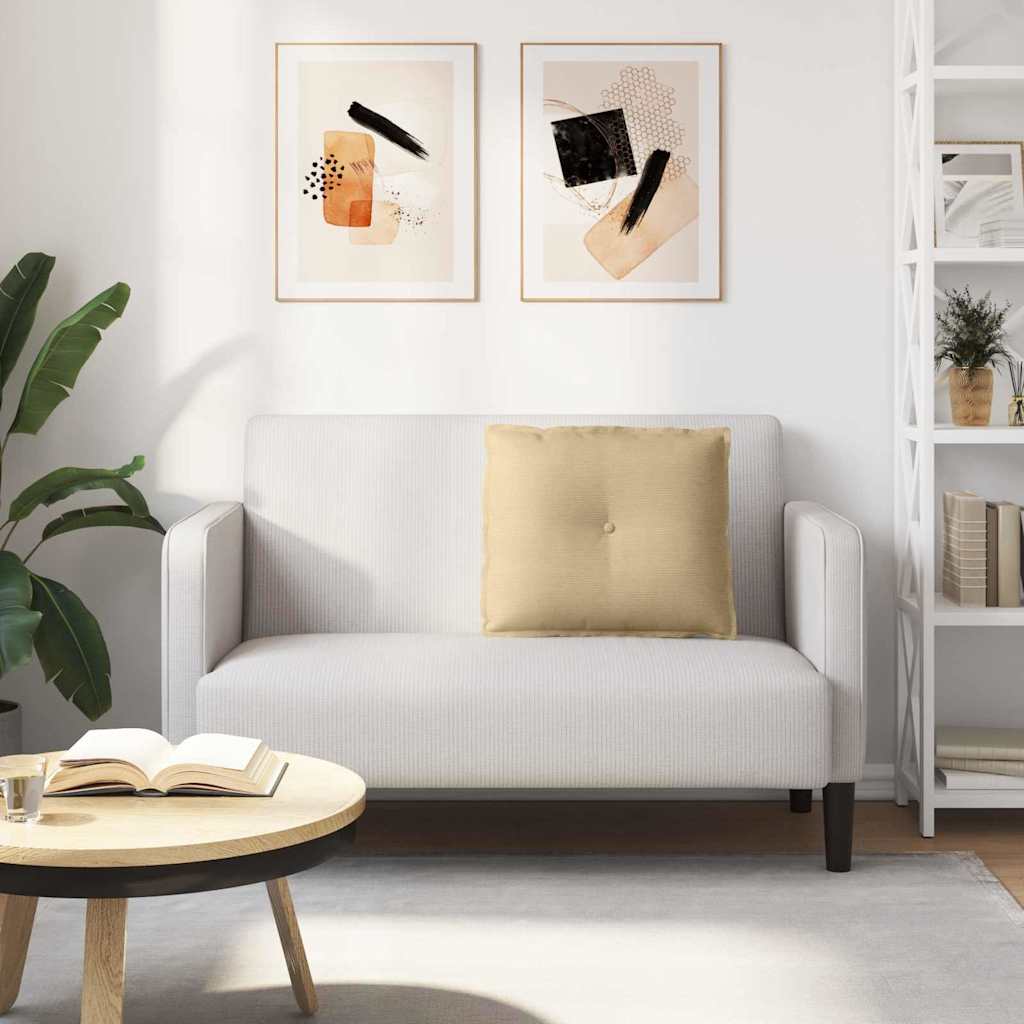 Rugkussen Grijs groen 60 x 50 cm Cordstof image 4