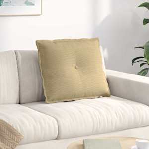 Poglavni vzglavnik Siva zelena 60 x 50 cm Žametna tkanina