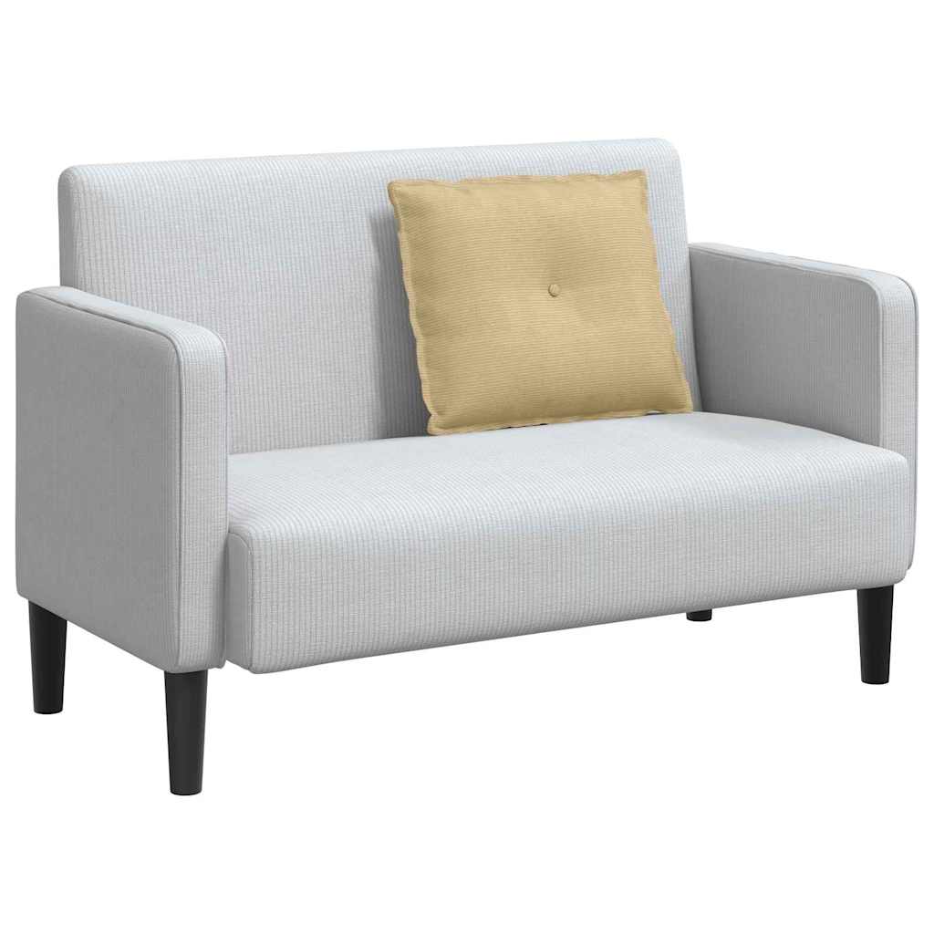 Rugkussen Grijs groen 60 x 50 cm Cordstof image 3