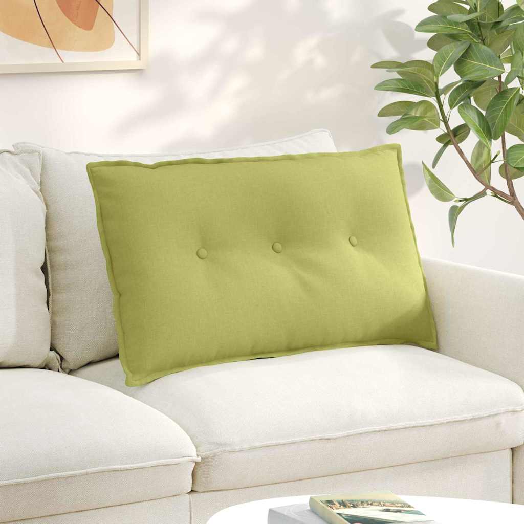 vidaXL Perna pentru spate Verde deschis 80 x 19 x 50 cm țesătură