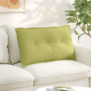 Polštář na záda Světlá zelená 80 x 19 x 50 cm textil - obrázek 1