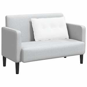 Polštář na záda Bílá 80 x 19 x 50 cm textil - obrázek 3