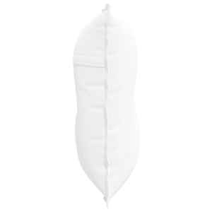 Polštář na záda Bílá 80 x 19 x 50 cm textil - obrázek 6